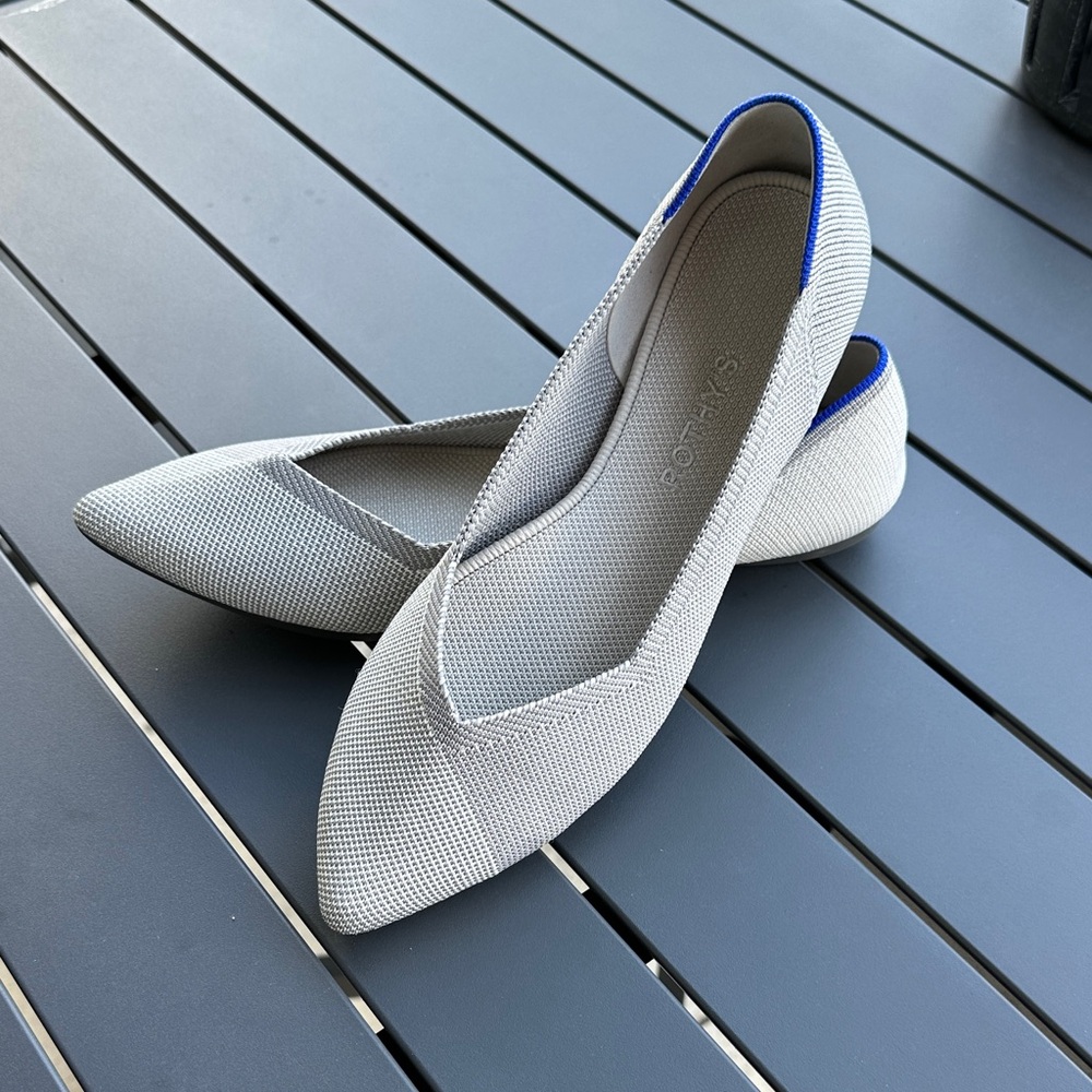 Rothy’s Gull Gray Women's Flats The Point 10